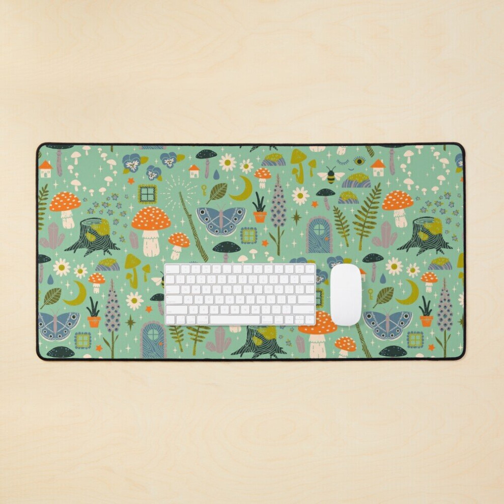 Desk Mat Fairy Garden Large Gaming Mouse Pad 35X16 Inch 7802738318623