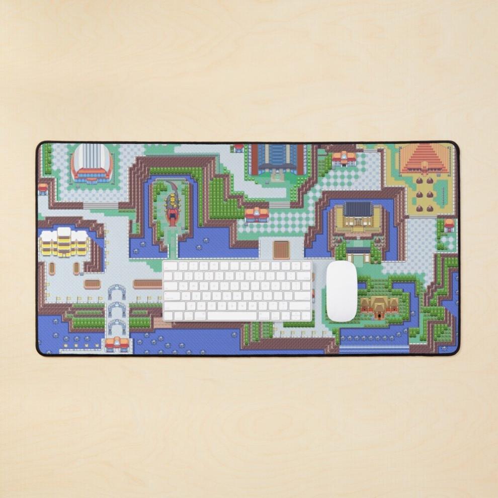 Desk Mat Emerald Battle Frontier Map Large Gaming Mouse Pad 35X16 Inch 7802738331110