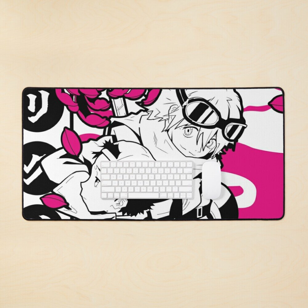 Desk Mat Flcl Haruko Large Gaming Mouse Pad 35X16 Inch Magenta 7802738382150