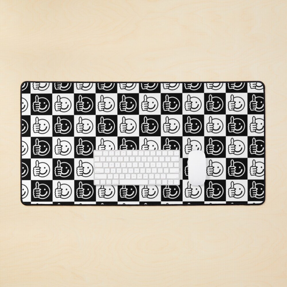 Desk Mat Mocha Joe Checkerboard Large Gaming Mouse Pad 35X16 Inch 7802738321029