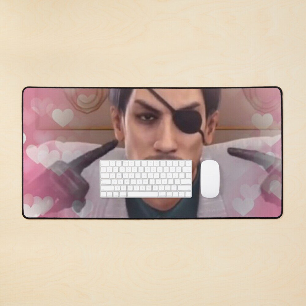 Desk Mat Majilove - Goro Majima Yakuza Large Gaming Mouse Pad 35X16 Inch 7802738381337
