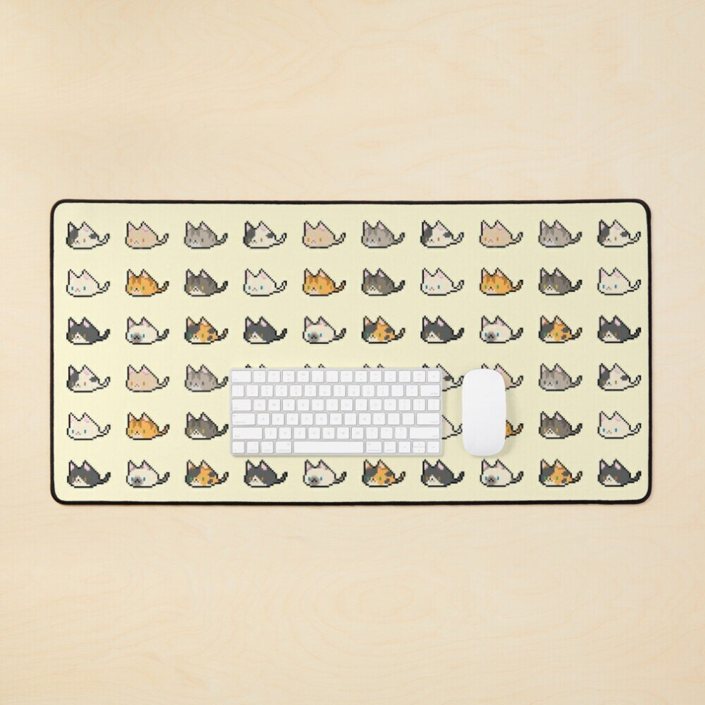 Desk Mat Omori Cats Large Gaming Mouse Pad 35X16 Inch 7802738351828