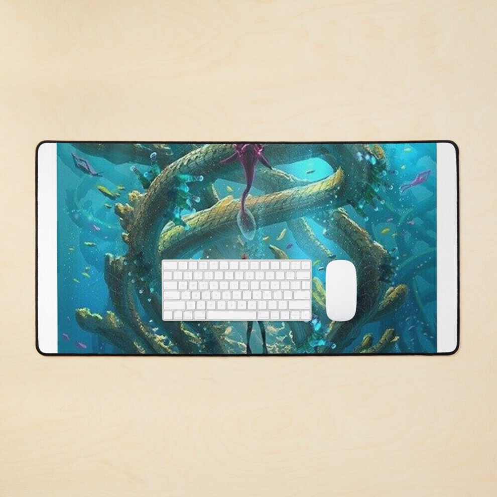 Desk Mat Subnautica Large Gaming Mouse Pad 35X16 Inch 7802738338102