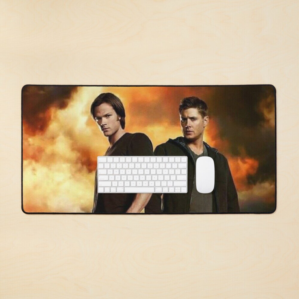 Desk Mat Brothers Winchesters Large Gaming Mouse Pad 35X16 Inch 7802738357806