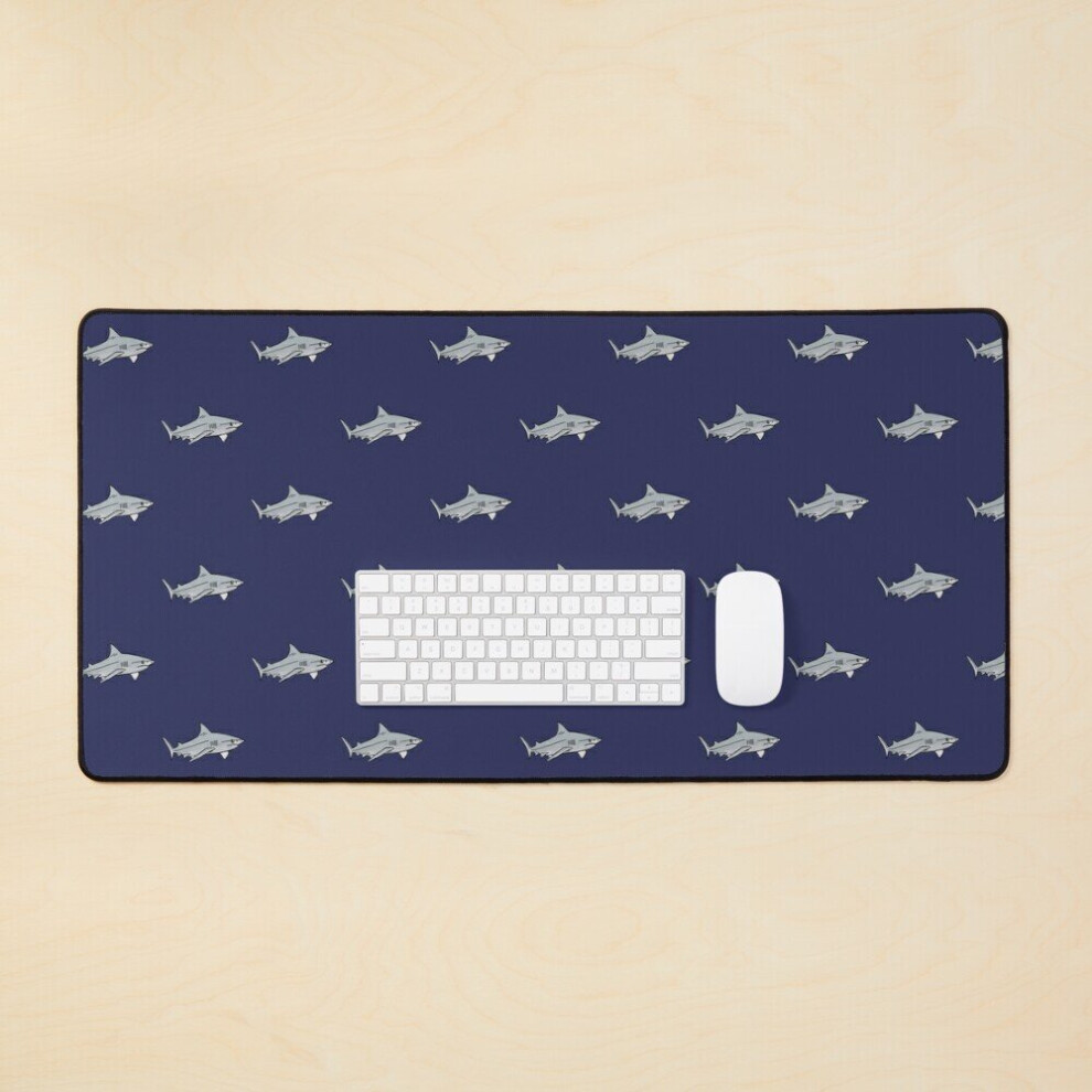 Desk Mat Bull Shark Large Gaming Mouse Pad 35X16 Inch 7802738400625