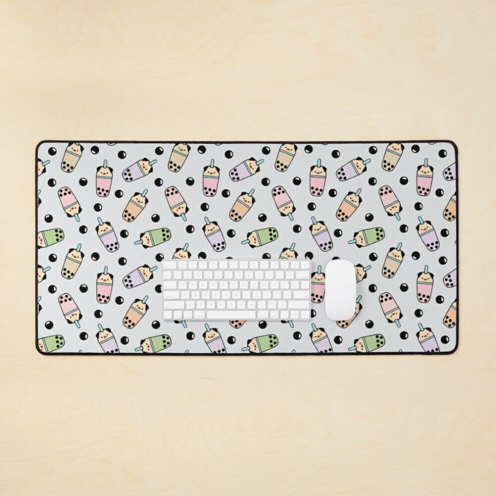 Desk Mat Boba Pug Large Gaming Mouse Pad 35X16 Inch 7802738338355