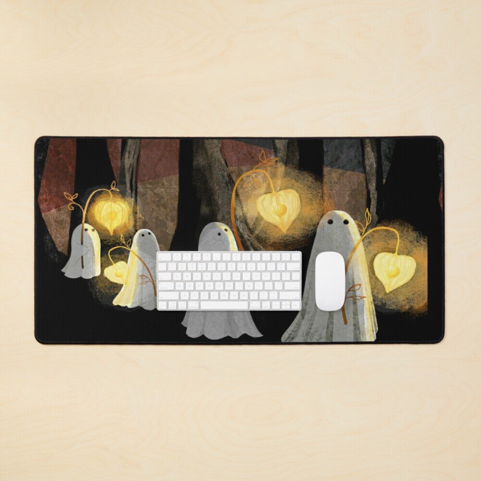 Desk Mat Ghost Parade Large Gaming Mouse Pad 35X16 Inch 7802738313727