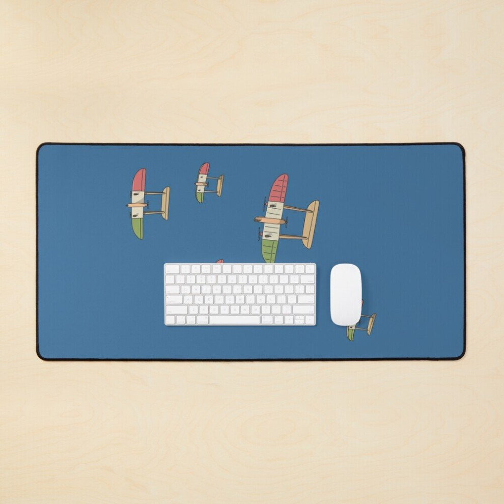 Desk Mat The Wind Rises Airplanes Movie Art Large Gaming Mouse Pad 35X16 Inch 7802738336689