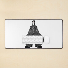 Desk Mat Bowie Large Gaming Mouse Pad 35x16 inch