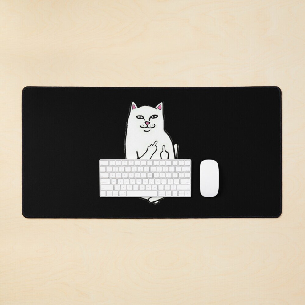 Desk Mat Sitting Fck Large Gaming Mouse Pad 35X16 Inch 7802738346909