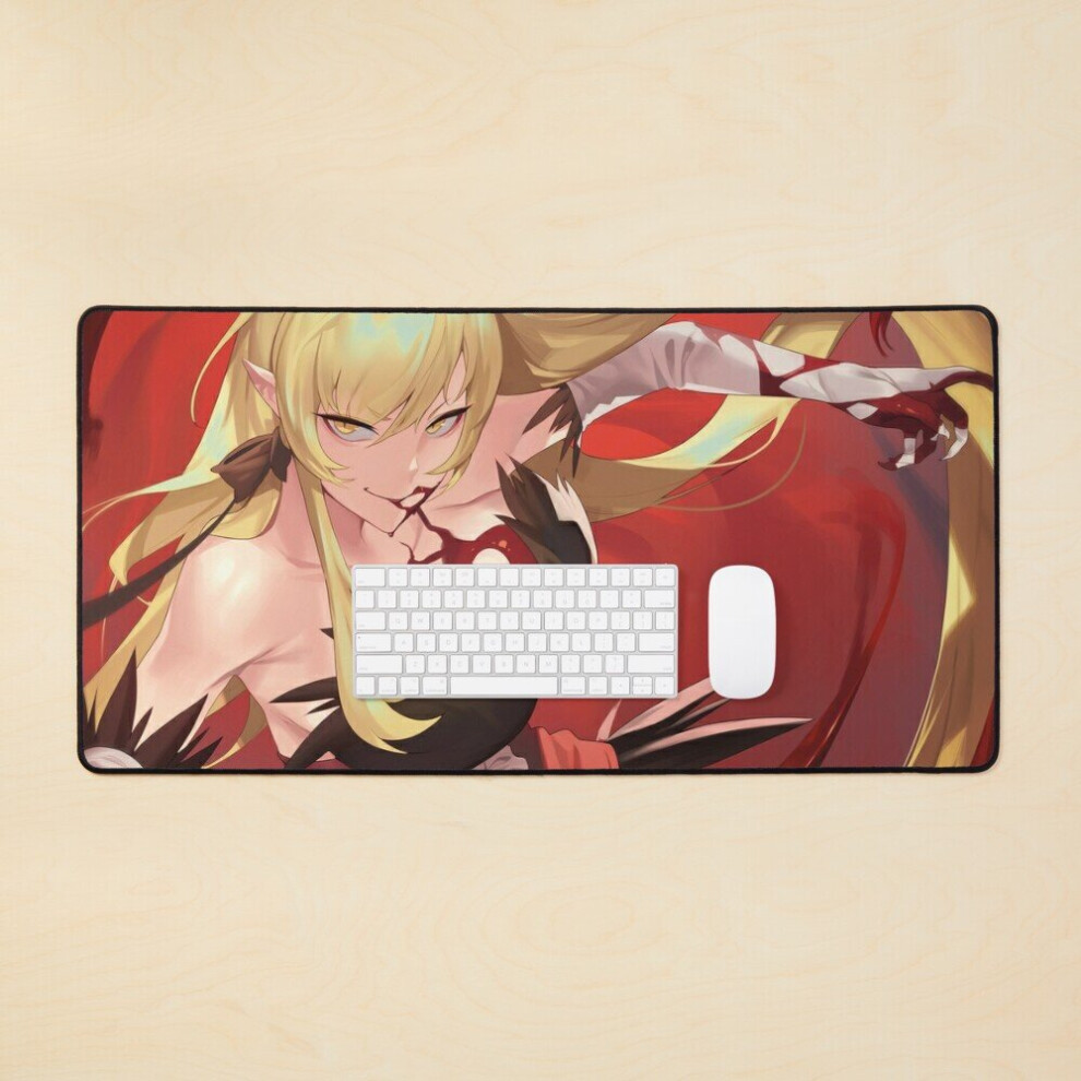 Desk Mat Adult Shinobu Large Gaming Mouse Pad 35X16 Inch 7802738384017