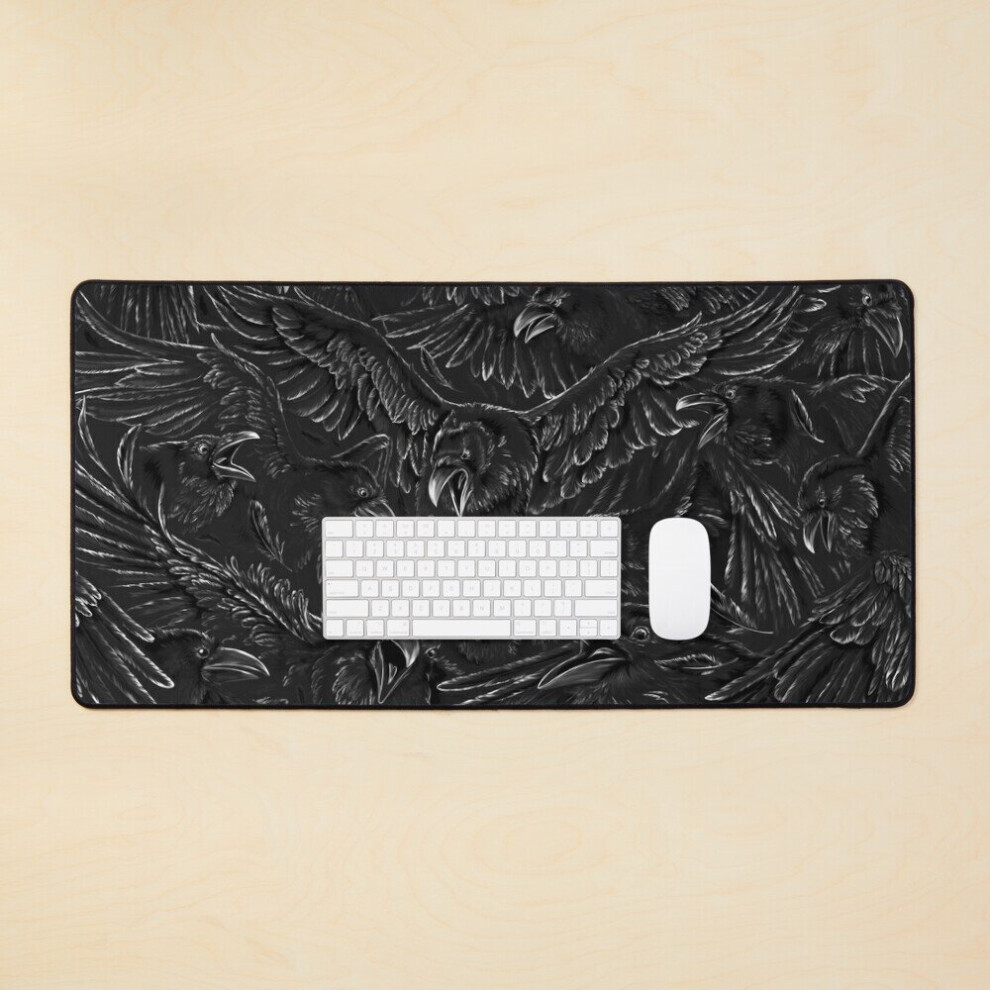 Desk Mat Raven Rage Large Gaming Mouse Pad 35X16 Inch 7802738310412