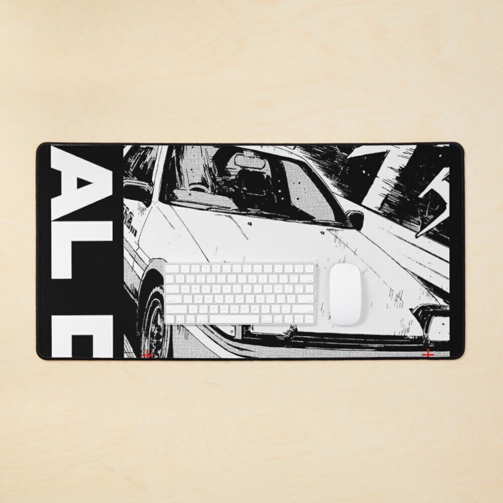 Desk Mat Japanese Vaporwave Cool Urban Race Car Large Gaming Mouse Pad 35X16 Inch 7802738348965