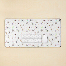 Desk Mat The owl house (white) Large Gaming Mouse Pad 35x16 inch