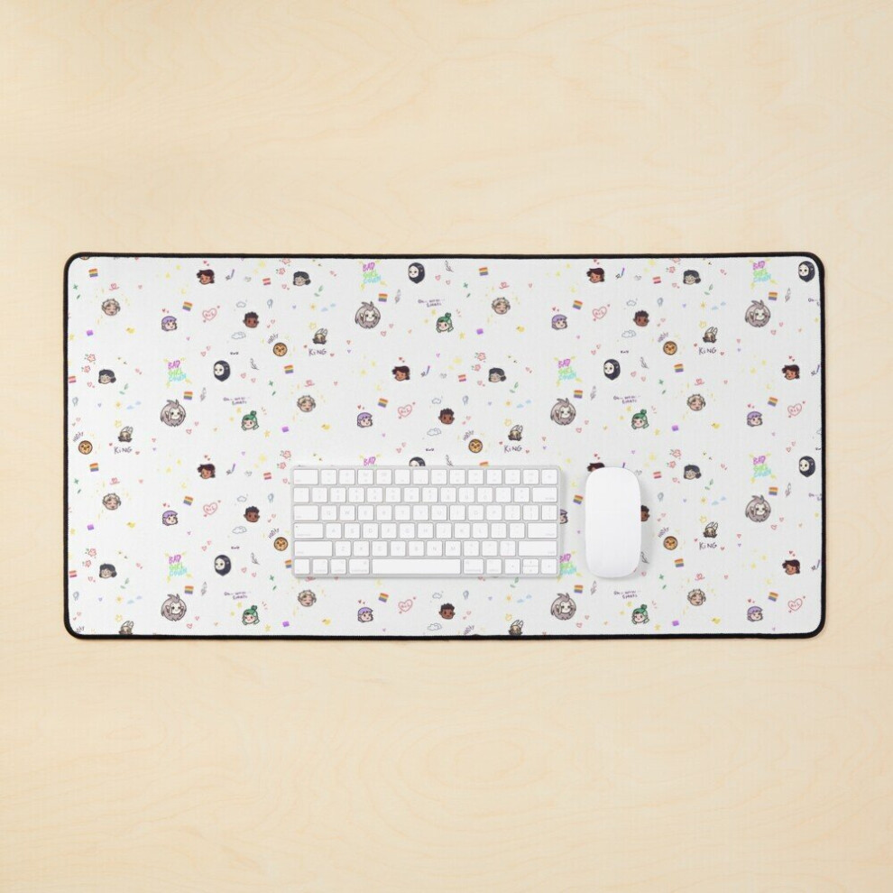 Desk Mat The Owl House (White) Large Gaming Mouse Pad 35X16 Inch White 7802738337945
