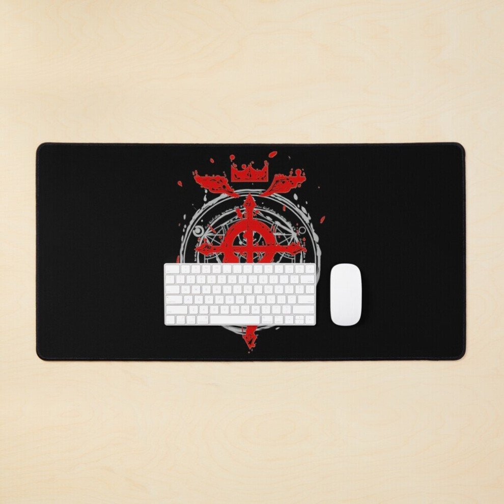 Desk Mat Fullmetal Alchemist Large Gaming Mouse Pad 35X16 Inch 7802738349849
