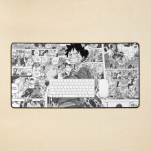 Desk Mat One Piece Anime manga panel Large Gaming Mouse Pad 35x16 inch