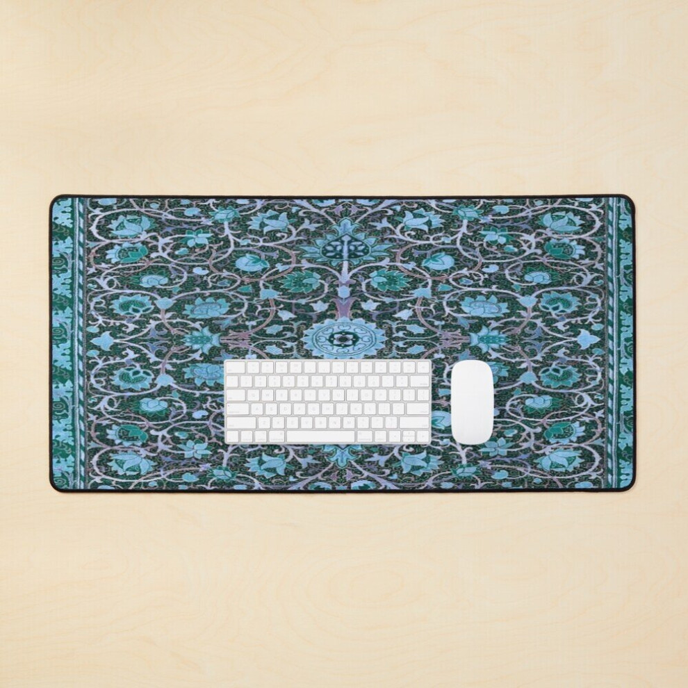 Desk Mat William Morris - Holland Park,Pattern, No,08. Large Gaming Mouse Pad 35X16 Inch 7802738388312