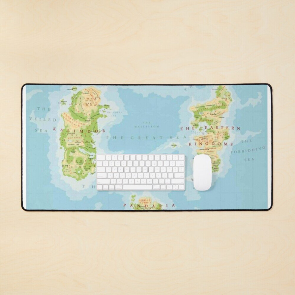 Desk Mat The World Of Azeroth Large Gaming Mouse Pad 35X16 Inch 7802738347180