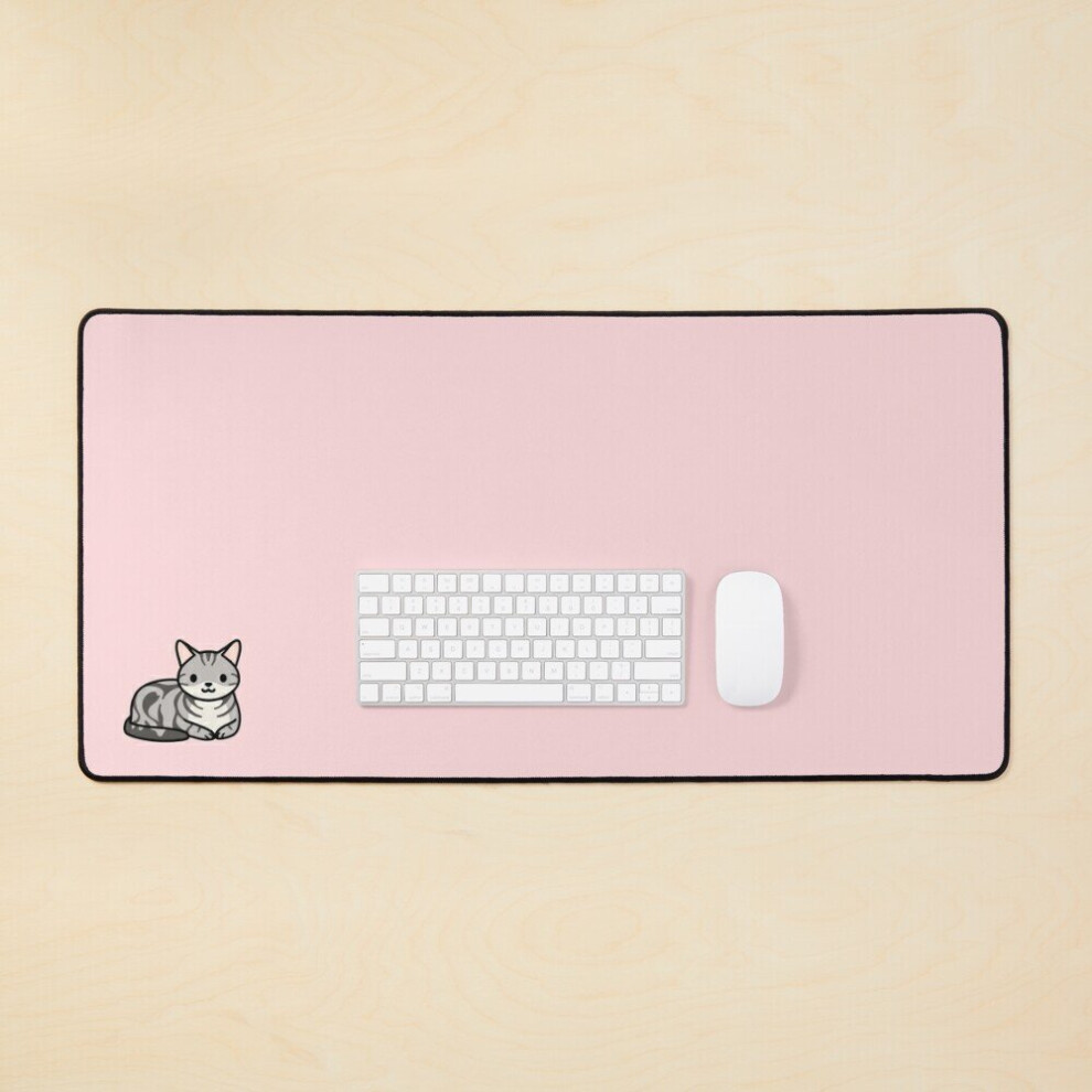 Desk Mat American Shorthair Cat Large Gaming Mouse Pad 35X16 Inch 7802738321111