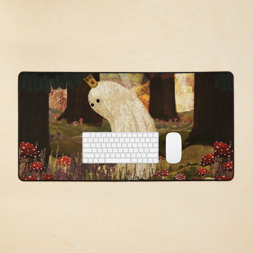 Desk Mat The Mushroom King Large Gaming Mouse Pad 35X16 Inch 7802738309867