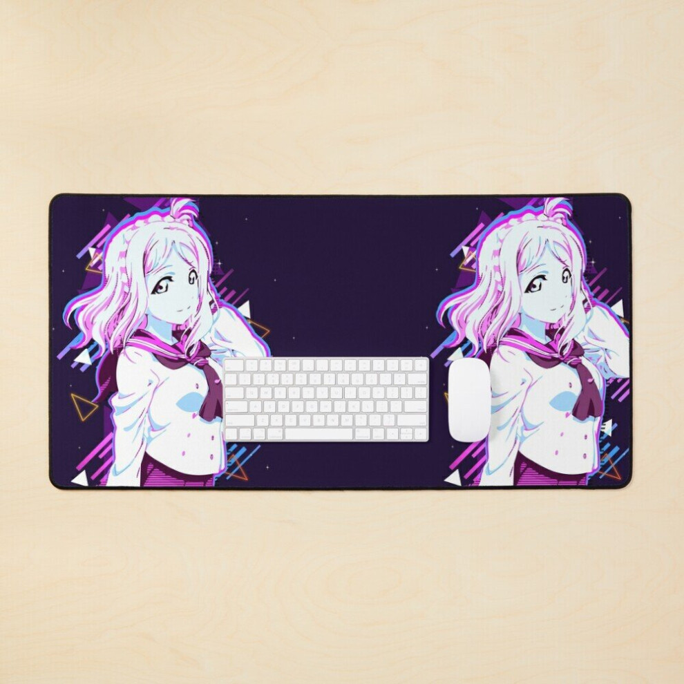 Desk Mat Mari Love Live Sunshine Large Gaming Mouse Pad 35X16 Inch 7802738400946