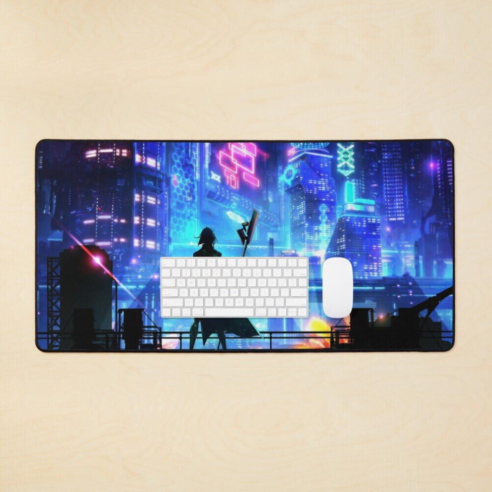 Desk Mat Operator Sigret Cyber City - Epic Seven Large Gaming Mouse Pad 35X16 Inch 7802738316087
