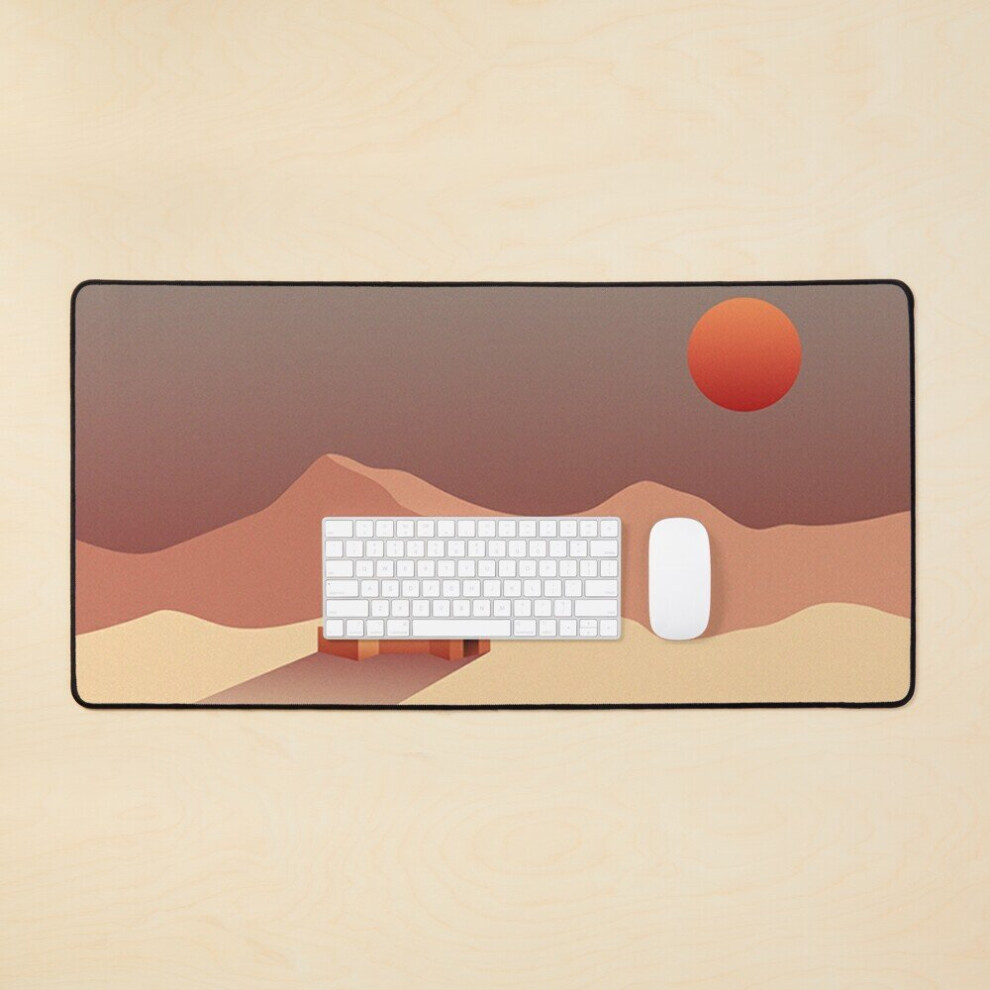 Desk Mat Tatooine View Large Gaming Mouse Pad 35X16 Inch 7802738353174