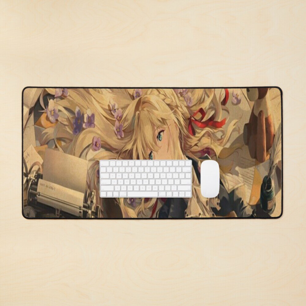 Desk Mat Violet Evergarden Large Gaming Mouse Pad 35X16 Inch 7802738340013