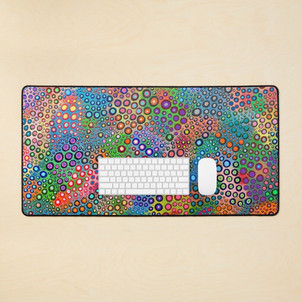 Desk Mat Desert Wildflowers Large Gaming Mouse Pad 35X16 Inch 7802738373028