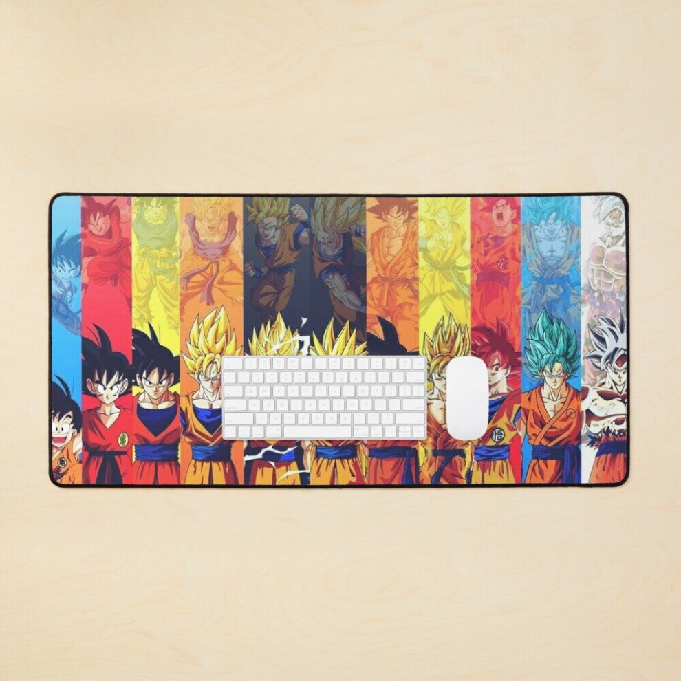 Desk Mat Dragon Ball Z Large Gaming Mouse Pad 35X16 Inch 7802738383904
