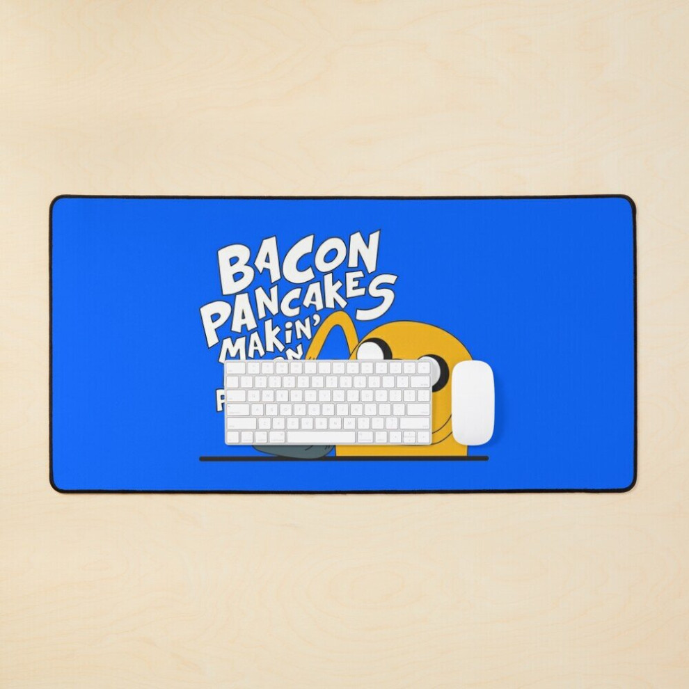 Desk Mat Bacon Pancakes Princess Large Gaming Mouse Pad 35X16 Inch 7802738378955