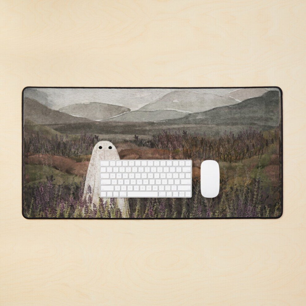 Desk Mat Heather Ghost Large Gaming Mouse Pad 35X16 Inch 7802738312348