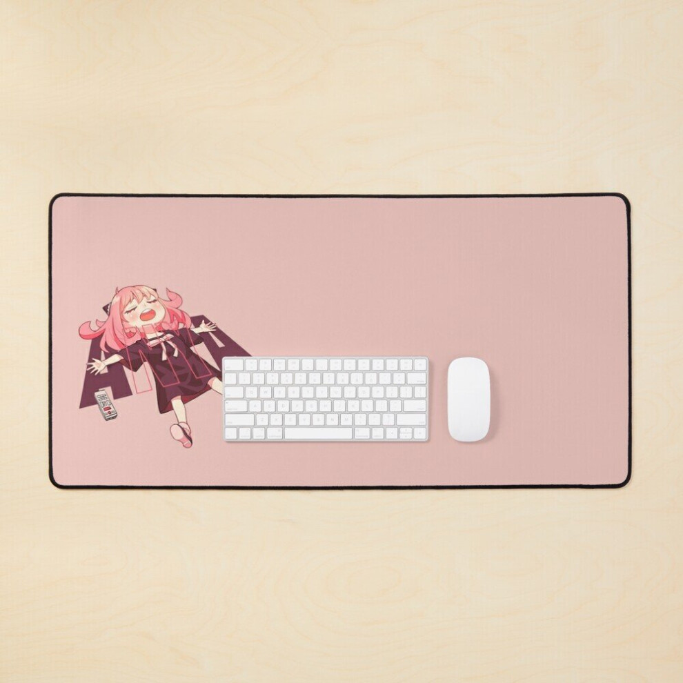 Desk Mat Anya Forger Sleeping Cute Peanuts Large Gaming Mouse Pad 35X16 Inch 7802738383171