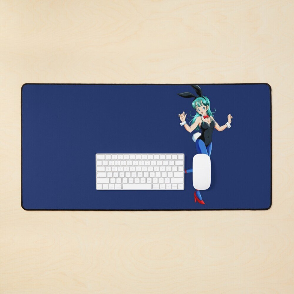 Desk Mat Dragon Ball - Bulma Bunny Large Gaming Mouse Pad 35X16 Inch 7802738379464