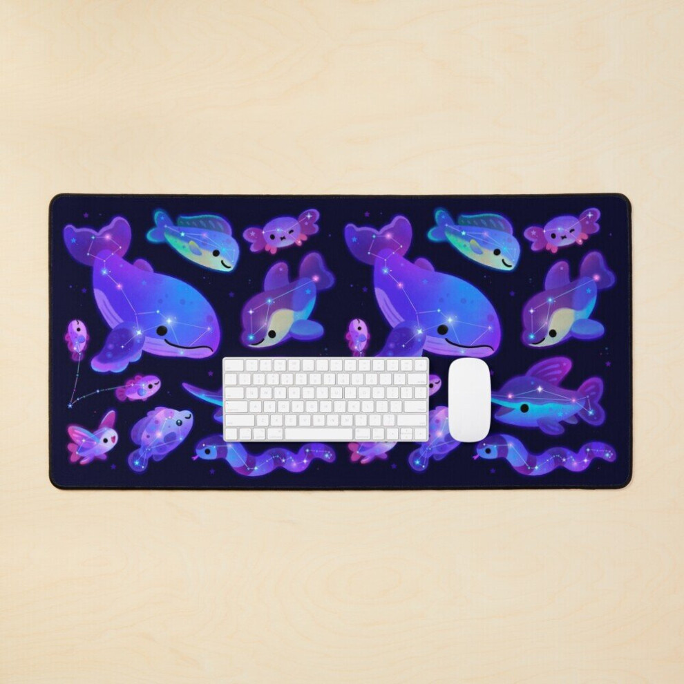 Desk Mat Ocean Constellations Large Gaming Mouse Pad 35X16 Inch 7802738316049