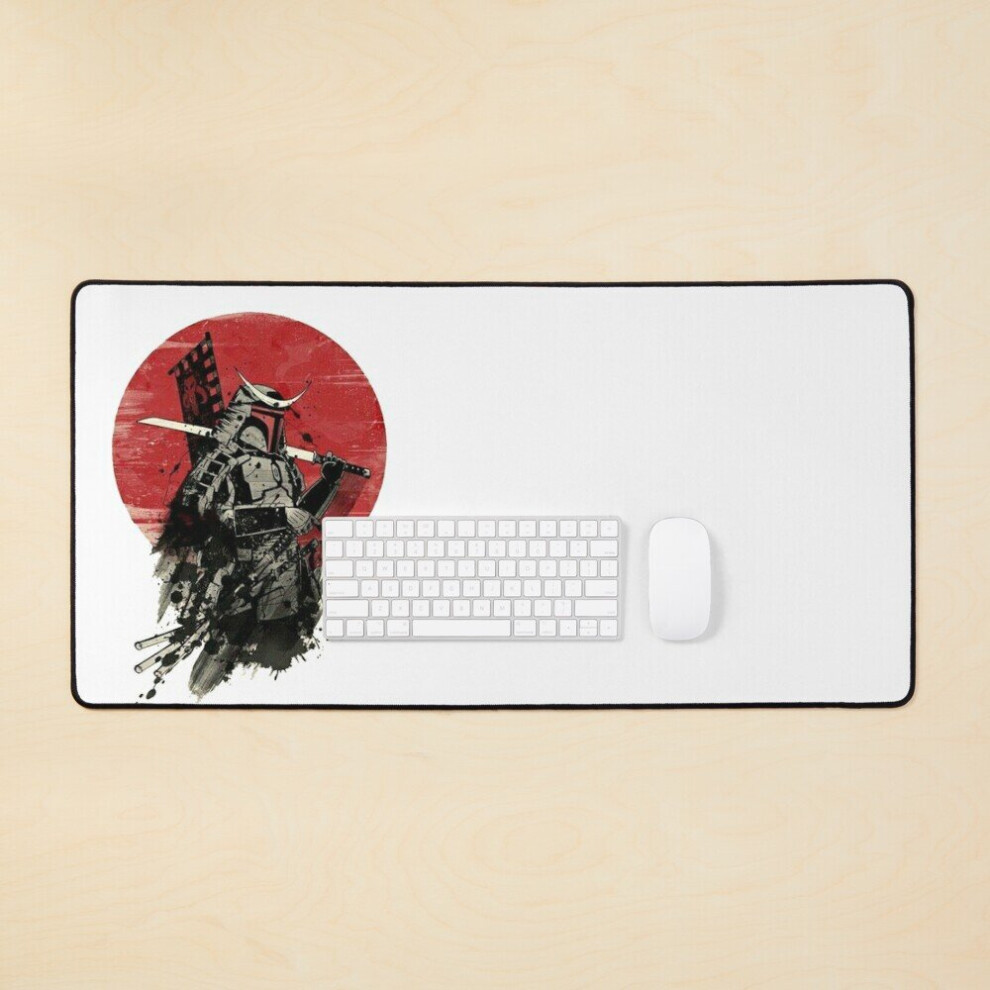 Desk Mat Mando Samurai Large Gaming Mouse Pad 35X16 Inch 7802738333602