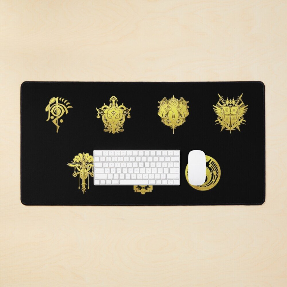 Desk Mat Titan Emblems Large Gaming Mouse Pad 35X16 Inch 7802738370171