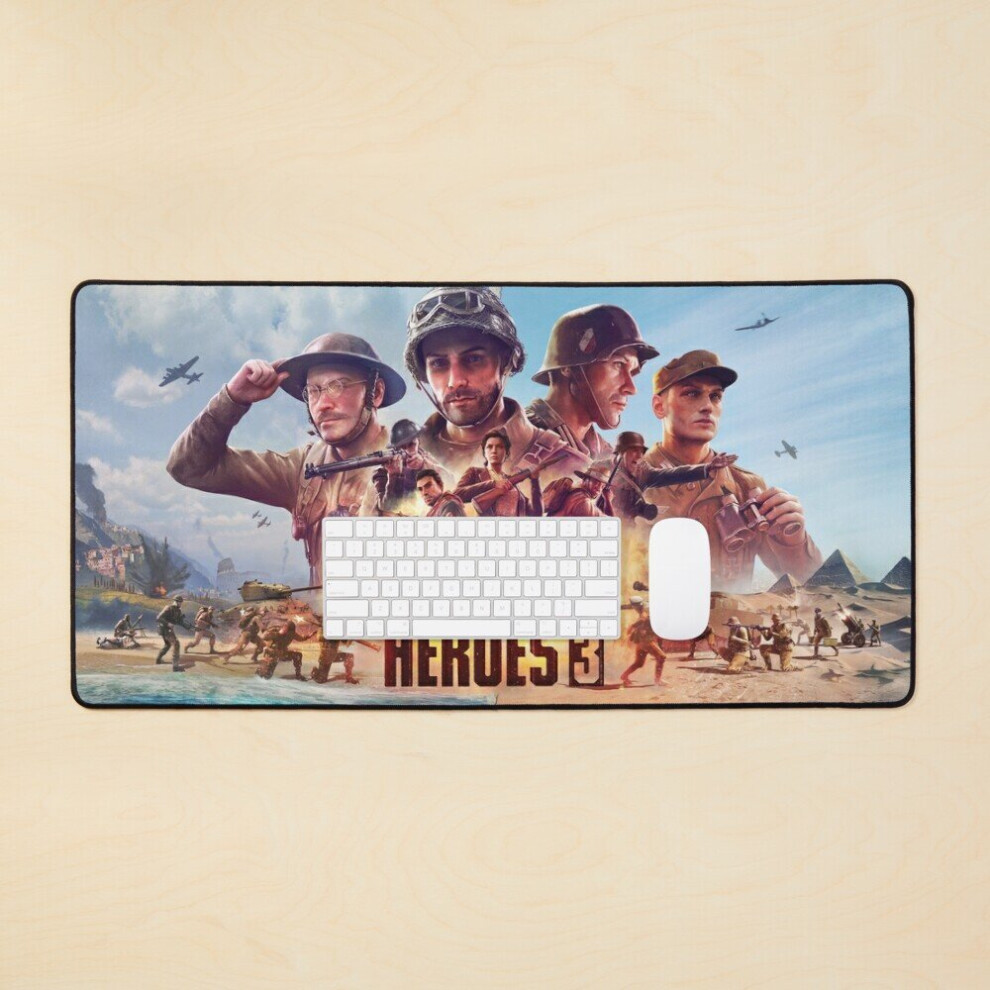 Desk Mat Company Of Heroes 3 Large Gaming Mouse Pad 35X16 Inch 7802738323603