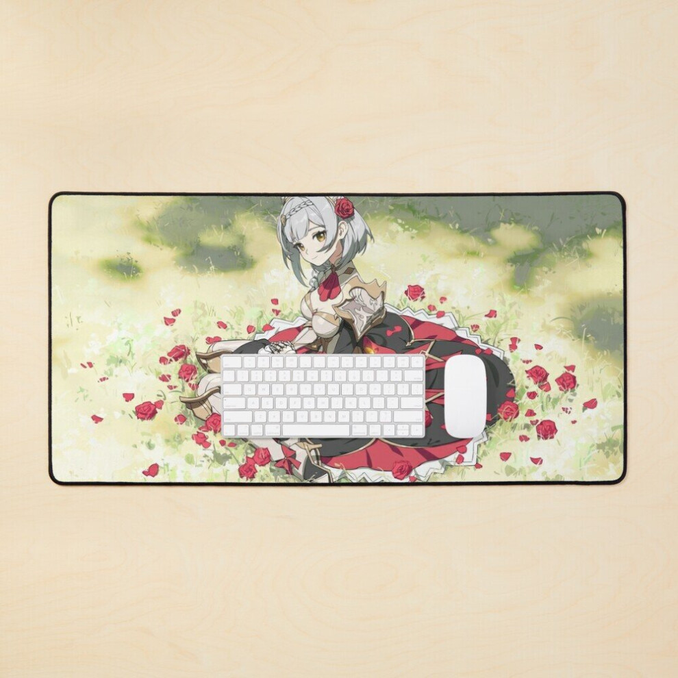 Desk Mat Genshin Impact Noelle Xv Large Gaming Mouse Pad 35X16 Inch 7802738379914