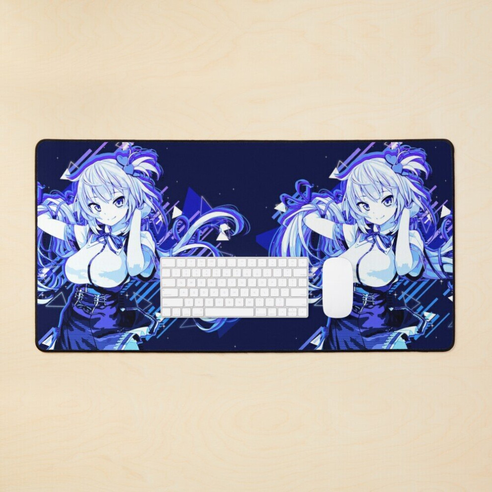 Desk Mat Akai Haato Hololive Vtuber Large Gaming Mouse Pad 35X16 Inch 7802738389883