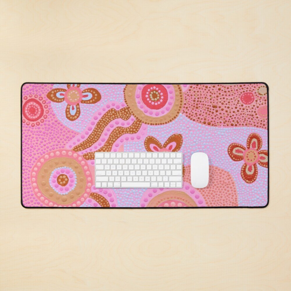 Desk Mat Meeting Places Large Gaming Mouse Pad 35X16 Inch 7802738331134