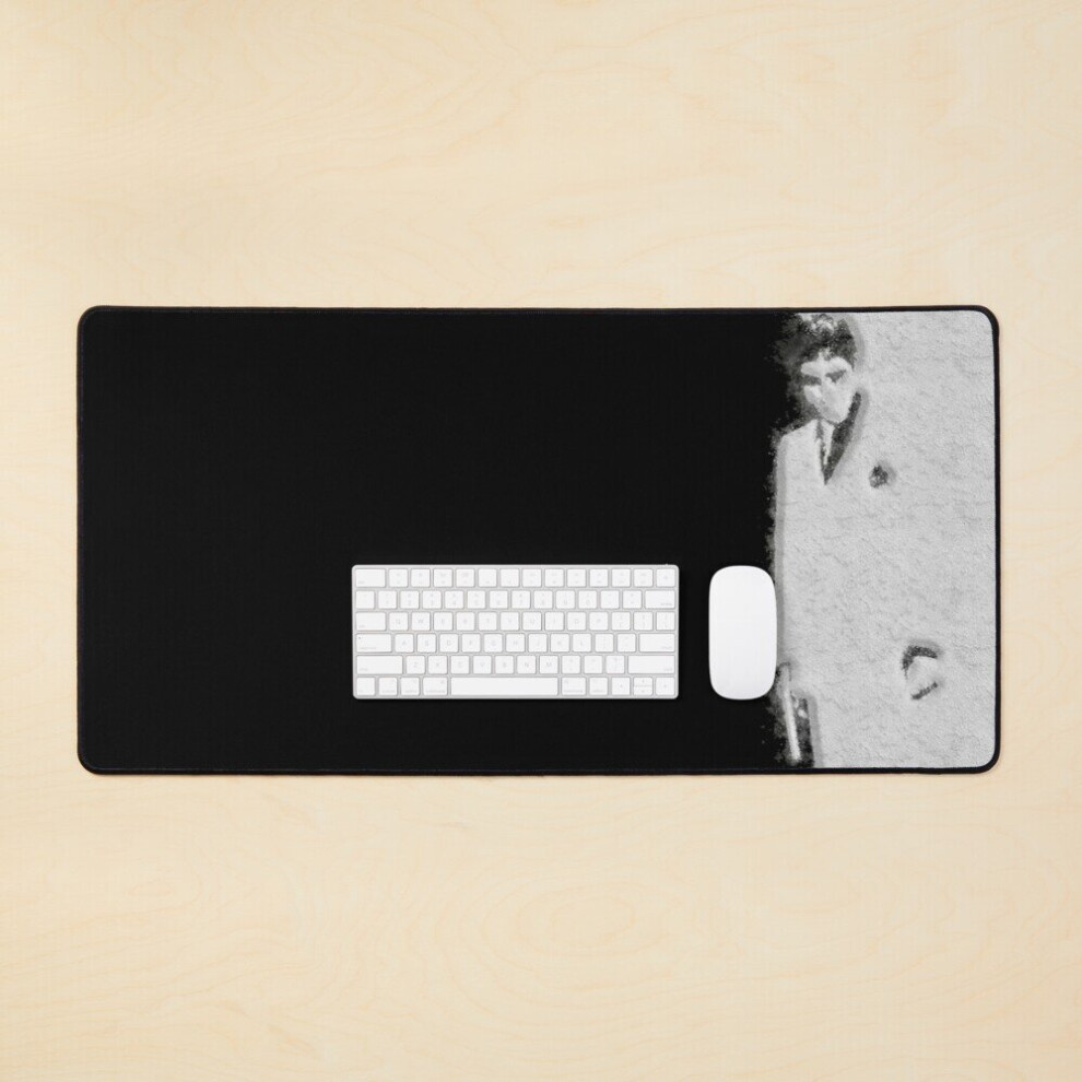 Bearlad Desk Mat Scarface Large Gaming Mouse Pad 35X16 Inch