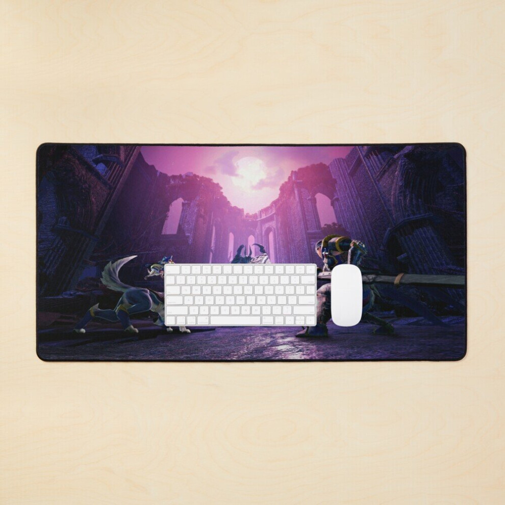 Desk Mat Monster Hunter Rise Large Gaming Mouse Pad 35X16 Inch 7802738384291