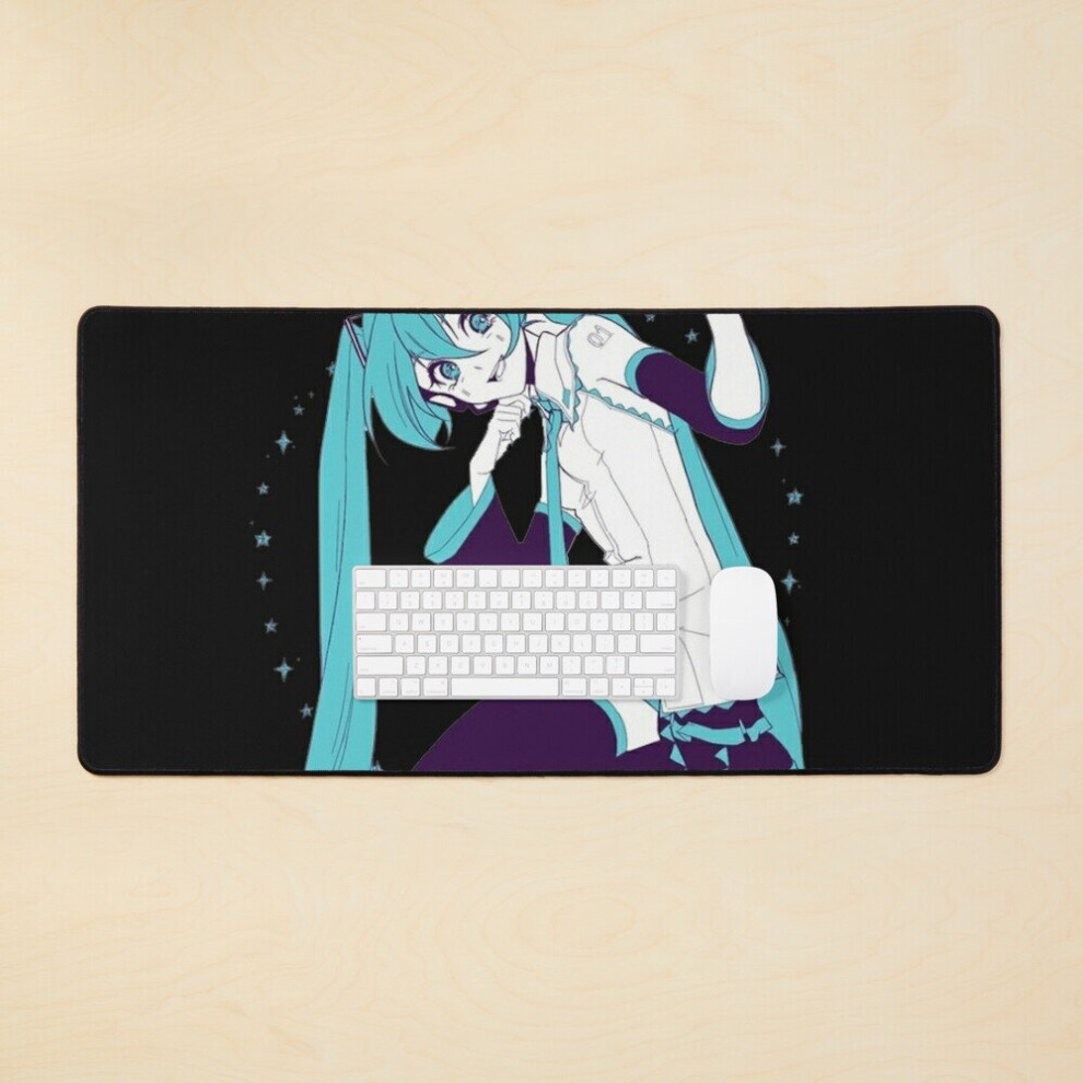 Desk Mat Miku Pose Large Gaming Mouse Pad 35X16 Inch 7802738401820