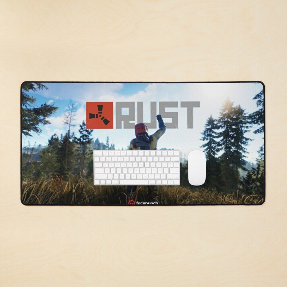 Desk Mat Rust Hazmat Suit Outfit Large Gaming Mouse Pad 35X16 Inch 7802738373868