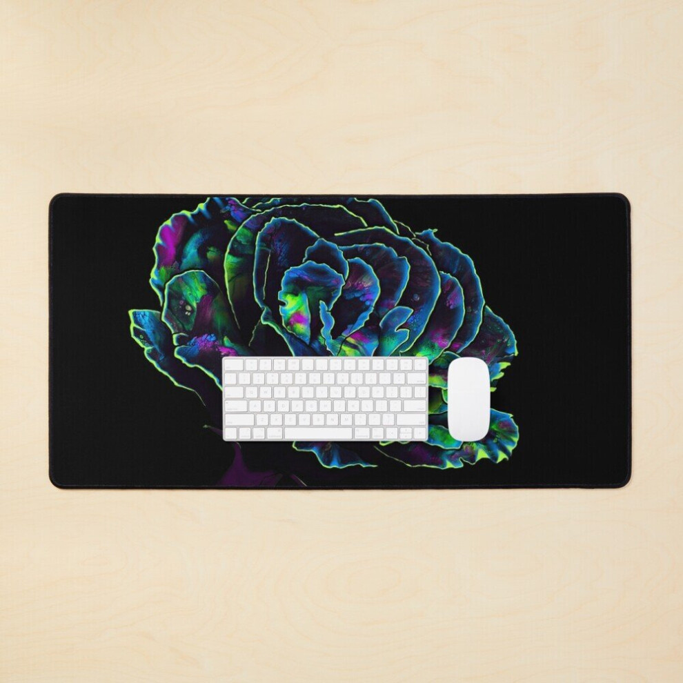 Desk Mat This Rose Is Probably Poisonous Large Gaming Mouse Pad 35X16 Inch 7802738333718