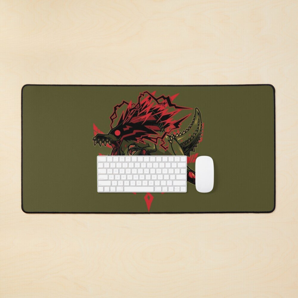Desk Mat Deviljho Monster Hunter Large Gaming Mouse Pad 35X16 Inch 7802738358841