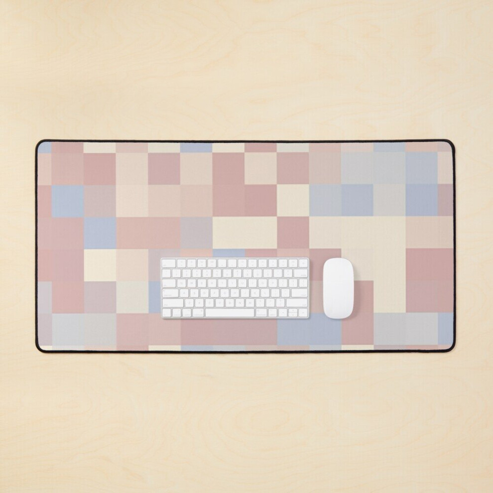 Desk Mat Pixels Casual Pastel Large Gaming Mouse Pad 35X16 Inch 7802738352719