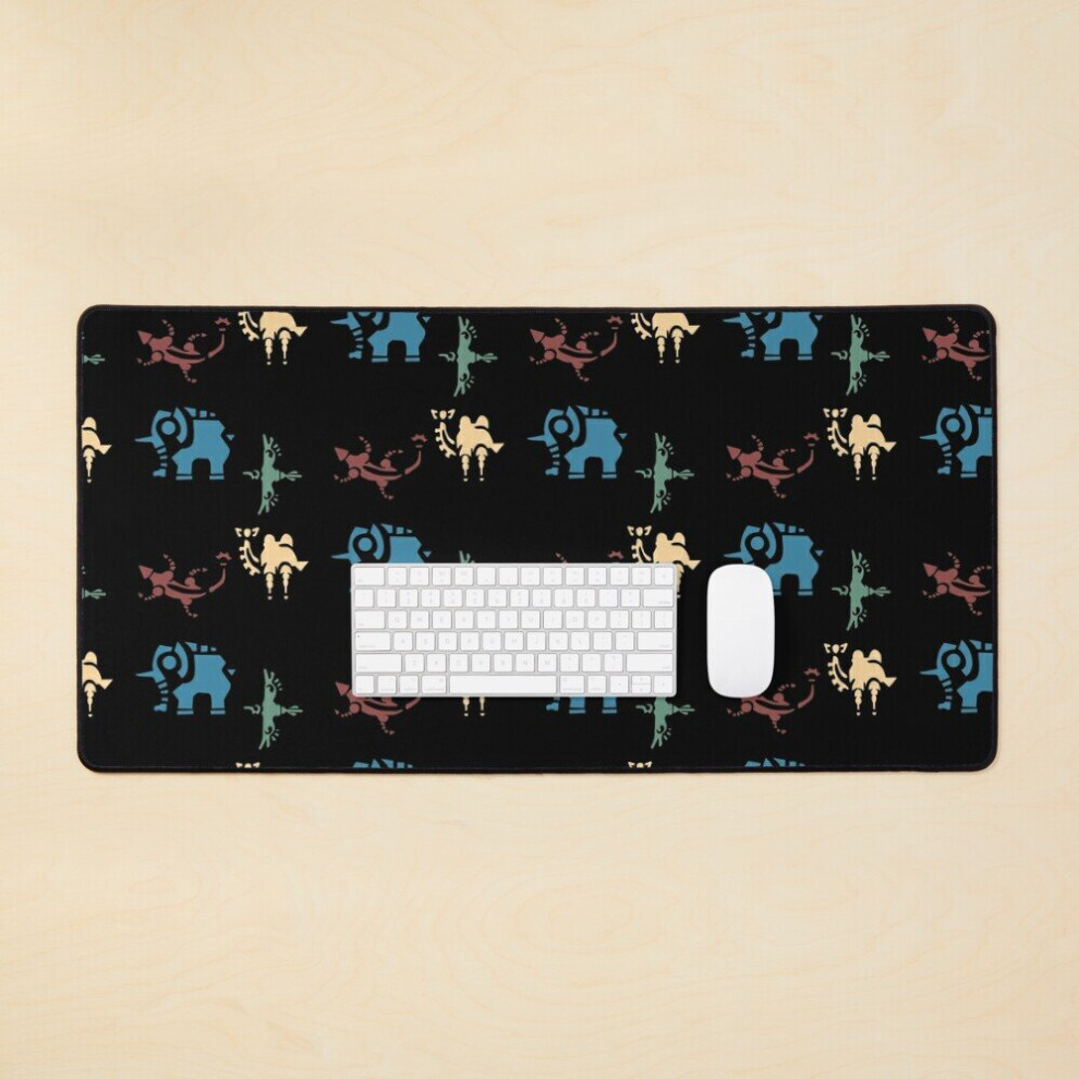 Desk Mat Divine Beasts Large Gaming Mouse Pad 35X16 Inch 7802738375596